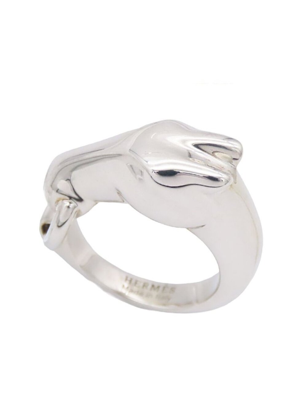 Hermes Gallop Ring Silver